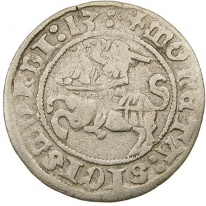 Zygmunt I Stary, Półgrosz 1513, Wilno – czterokropki – b. rzadki