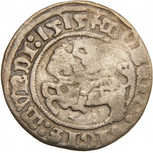 Zygmunt I Stary, Półgrosz 1515, Wilno – SIGIS:MVNDI – b. rzadki