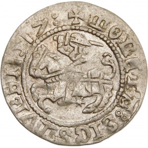 Zygmunt I Stary, Półgrosz 1517, Wilno – błąd, SIGSMVNDI – b. rzadki