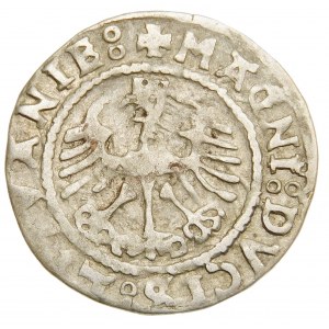 Zygmunt I Stary, Półgrosz 1528, Wilno – Bez V – przebitka – rzadka
