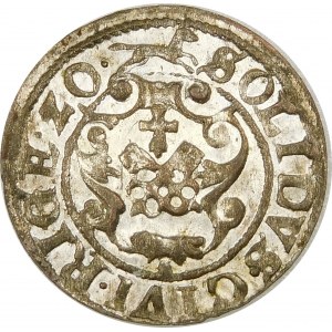 Zygmunt III Waza, Szeląg 1620, Ryga – piękny
