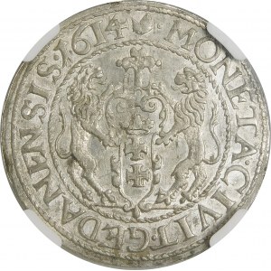 Zygmunt III Waza, Ort 1614, Gdańsk – kropka za łapą – wyśmienity