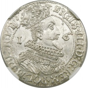 Zygmunt III Waza, Ort 1624/3, Gdańsk – przebita data, PR