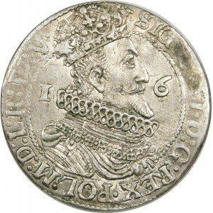 Zygmunt III Waza, Ort 1624/3, Gdańsk – przebita data, PRV – rzadszy