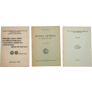 Biblioteczka Biuletynu Numizmatycznego PTAiN – zestaw (3 szt.)
