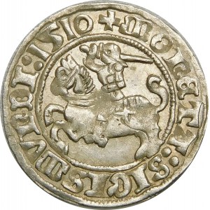 Zygmunt I Stary, Półgrosz 1510, Wilno – duże zero, dwukropek - wyśmienity