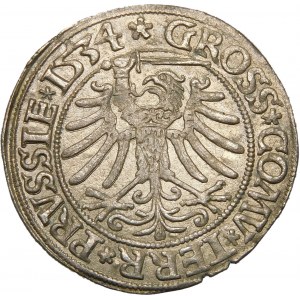 Zygmunt I Stary, Grosz 1534, Toruń – w koronie – piękny