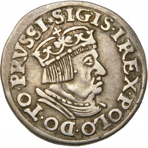 Zygmunt I Stary, Trojak 1537, Gdańsk