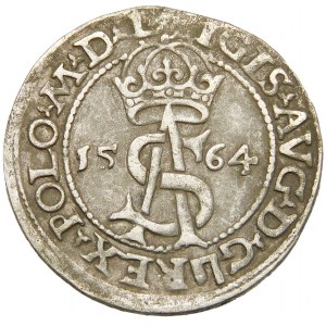Zygmunt II August, Trojak 1564, Wilno – L/LI