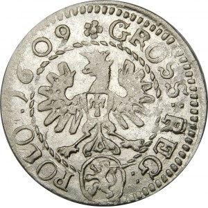 Zygmunt III Waza, Grosz 1609, Kraków – Lewart