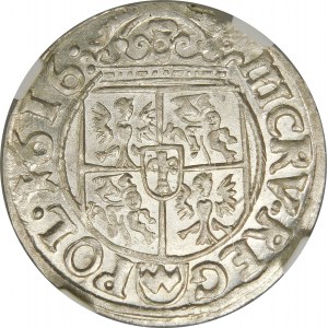 Zygmunt III Waza, 3 Krucierze 1616, Kraków – Awdaniec – piękny