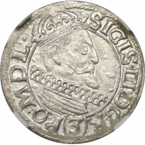 Zygmunt III Waza, 3 Krucierze 1617, Kraków – Sas