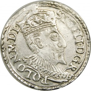 Zygmunt III Waza, Trojak 1595, Olkusz – bez znaku