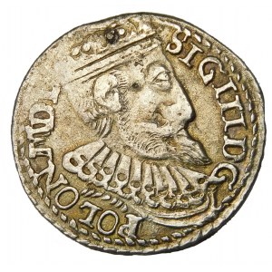Zygmunt III Waza, Trojak 1599, Olkusz – nowe popiersie