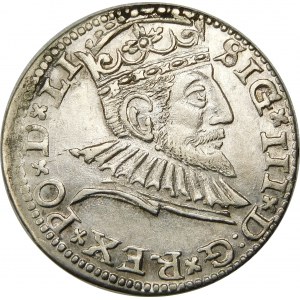 Zygmunt III Waza, Trojak 1591, Ryga – krzyżyki i kropki