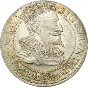 Zygmunt III Waza, Szóstak 1596, Malbork – mała głowa