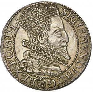 Zygmunt III Waza, Szóstak 1599, Malbork – duża głowa – rzadki i piękny