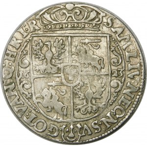 Zygmunt III Waza, Ort 1623, Bydgoszcz – PRV M – korona niezakreskowana
