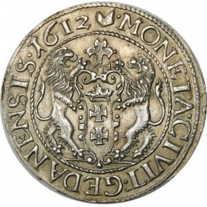 Zygmunt III Waza, Ort 1612, Gdańsk – kropka za łapą – piękny