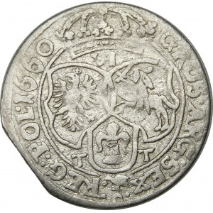 Jan II Kazimierz, Szóstak 1660 TT, Bydgoszcz – z obwódkami