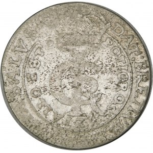 Jan II Kazimierz, Tymf 1663 AT, Lwów – mały monogram, SALVS – lustrzane N - rzadszy