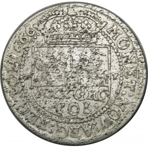 Jan II Kazimierz, Tymf 1666 AT, Kraków – SALVS, EST