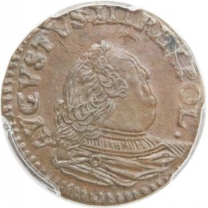 August III Sas, Grosz 1755 H, Gubin