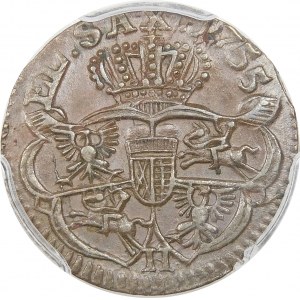 August III Sas, Grosz 1755 H, Gubin