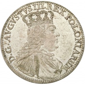 August III Sas, Szóstak 1753 EC, Lipsk – nominał VI – rzadki