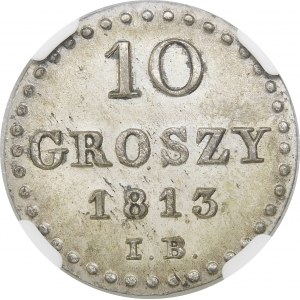 Księstwo Warszawskie, 10 groszy 1813 IB