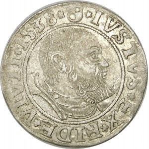 Prusy, Albrecht Hohenzollern, Grosz 1538, Królewiec