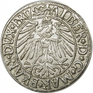 Prusy, Albrecht Hohenzollern, Grosz 1546, Królewiec