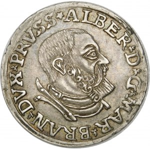 Prusy, Albrecht Hohenzollern, Trojak 1535, Królewiec