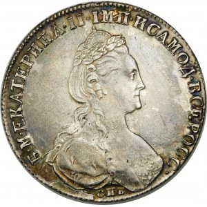 Rosja, Katarzyna II (1762–1796), rubel 1780 СПБ ИЗ, Petersburg