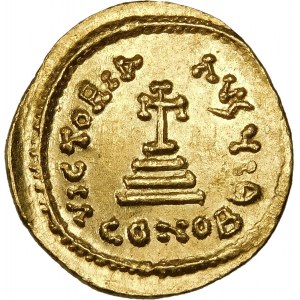 Bizancjum, Herakliusz i Herakliusz Konstantyn (613–638), solidus (616-526), Konstantynopol