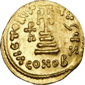Bizancjum, Herakliusz, Herakliusz Konstantyn i Heraklonas (638–641), solidus (638-639), Konstantynopol