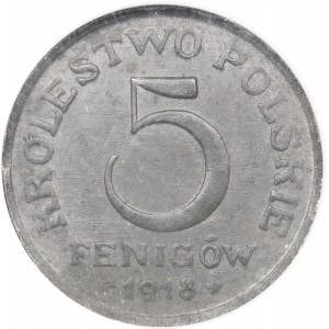 5 fenigów 1918 FF