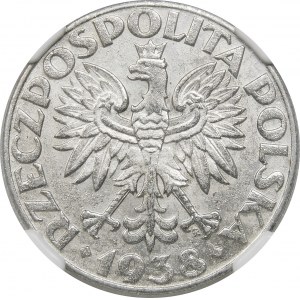 50 groszy 1938- niklowane