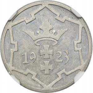 5 fenigów 1923 STEMPEL LUSTRZANY