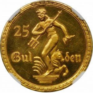 25 guldenów 1923 STEMPEL LUSTRZANY
