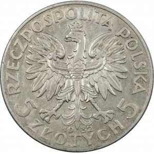 5 złotych Głowa Kobiety 1932 ZZM Warszawa