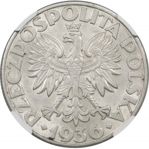 5 złotych Żaglowiec 1936