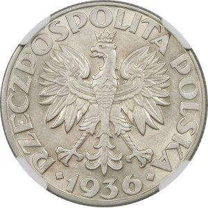 5 złotych Żaglowiec 1936