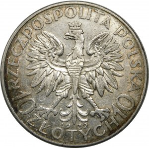 10 złotych Głowa Kobiety 1932 ZZM