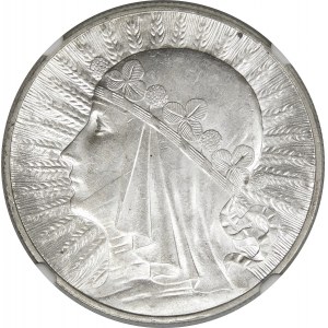 10 złotych Głowa Kobiety 1933