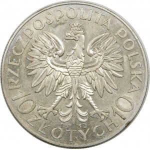 10 złotych Głowa Kobiety 1933