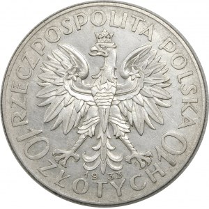 10 złotych Głowa Kobiety 1933