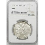 10 złotych Piłsudski 1939