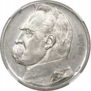 PRÓBA 5 złotych Piłsudski 1934 - UNIKATOWY STAN ZACHOWANIA