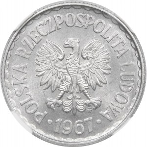 1 złoty 1967 - NAJMNIEJSZY NAKŁAD